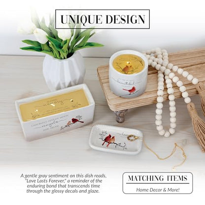 Pavilion - 5" Keepsake Dish - Cardinal Memorial Bereavement In Memory Gift Condolences Loss Of Loved One Present