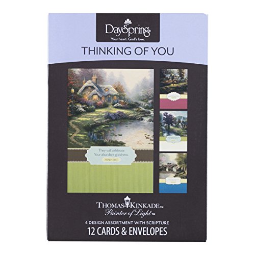 Dayspring - Thomas Kinkade - Thinking of You - 12 Boxed Cards (51729)