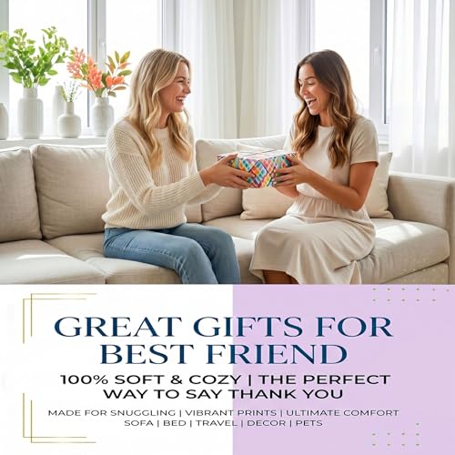 70th Black Women Throw Blanket Birthday Gifts – 70 Years Old Gift | 70 Years Old Present for Mom, Grandma, Aunt, Friend, African American Milestone Flannel Polyester Blanket, 60x80Inch - color: Tk029, size: 80"x60"