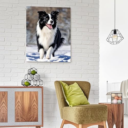 Personalized Photo to Canvas Print - Canvas Prints With Your Photos on Custom Wall Art for Bedroom, Living Room, Wedding Baby Pet Family Picture Framed Wall Art (16" W x 24" H) - size: 24"L x 16"W