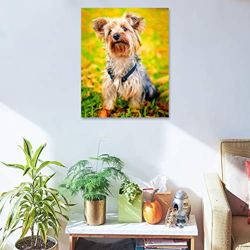 Personalized Photo to Canvas Print - Canvas Prints With Your Photos on Custom Wall Art for Bedroom, Living Room, Wedding Baby Pet Family Picture Framed Wall Art (8" W x 10" H) - size: 10"L x 8"W