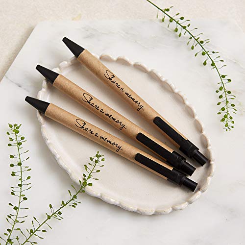 ANGEL & DOVE 3 Pens for Funeral Guest Book - Share a Memory - Favours, Condolence, Memories, Keepsake