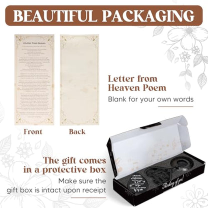 Memorial Gifts for Loss of Husband, Prayer Angel Sympathy Wind Chimes, Loss of Husband Sympathy Gift - A Gift to Express Condolence, Bereavement, Comfort, Remembrance and Healing
