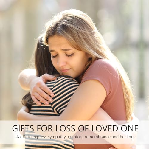 Sympathy Gifts for Loss of Loved One, Loss of Father Mother Sympathy Gift | 5.12" Resin Angel Figurine - Sympathy Gift, Memorial Gifts for Loss of Mom Dad Sister Grandma Grandpa, Bereavement Gifts - color: Sympathy-figurine