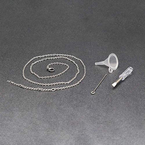 Pet Urn Necklace Heart Memorial Urn Pendant Dog Cat Keepsake Funeral Jewelry 316L Stainess Steel Paw Print Cremation Jewelry - color: Customize