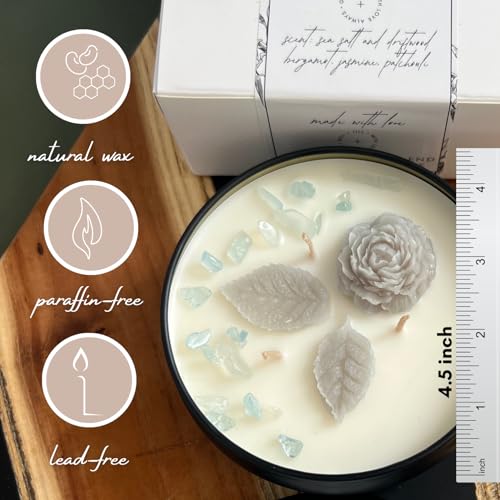 Thinking of You Memorial Candle for Loss of Loved One – Sympathy & Bereavement Gift, Grief Remembrance Candle, Natural Wax Rose, in Loving Memory Condolence Token, Loss of Loved One Gift
