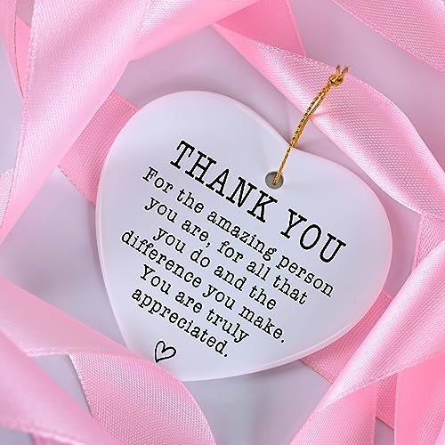 Jocidea Thank You Keepsake - Ceramic Heart Keepsake - Thank You Gift & Appreciation Present - color: You Are Truly Appreciated
