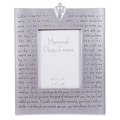 Roman Religious Memorial Bereavement Picture Photo Frame with Verse 40482