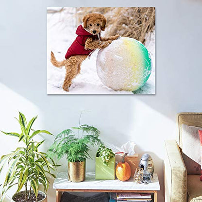 Personalized Photo to Canvas Print - Canvas Prints With Your Photos on Custom Wall Art for Bedroom, Living Room, Wedding Baby Pet Family Picture Framed Wall Art (20" W x 16" H) - size: 16"L x 20"W