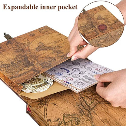 Scrapbook Photo Album Our Adventure Book Embossed Hard Cover - color: Adventurebook Letter