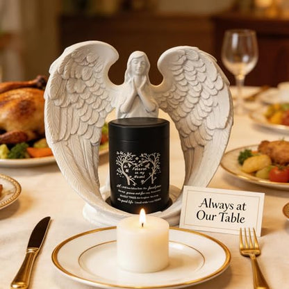 Small Keepsake Urns for Ashes - Small Keepsake Urn with Angel Wings, Pet & Human Ashes Container, Memorial Statue Gift for Mom/Grandma/Women/Dad/Grandpa (Mother-Tree of Life and Butterfly) - color: Mother-tree of Life and Butterfly
