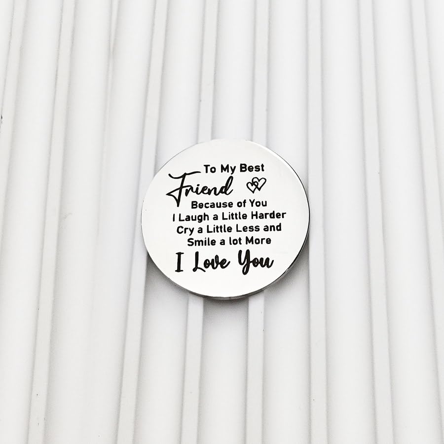RFTWXHPN Long Distance Relationship Friendship Gifts for Women Men Pocket Hug Tokens Christmas Gift for Boyfriend Girlfriend - color: To My Best Friend