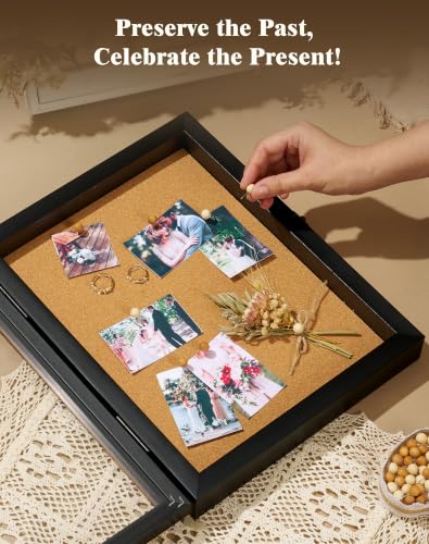 8x10 Boho Shadow Box Frame for Botanical Specimens Plant Print,Sage Green - color: Sage Green, size: 8x10
