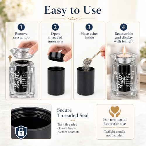 IFOLAINA Small Urn Butterfly for Human Ashes Cremation Mini Crystal Urn Alloy Storage Keepsake Funeral Memorial Gifts for Loved Ones