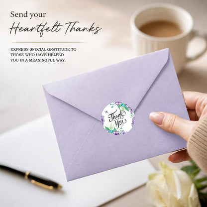 28 Pack Funeral Thank You Cards with Envelopes & Stickers, 6x8 Inches Foldable, Sympathy Bereavement Notes with Message Inside, Suitable for Memorial Services (Style 1)