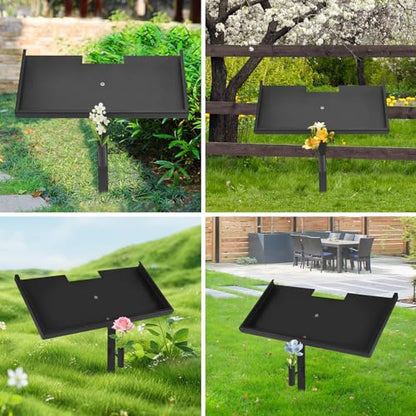 Dog Grave Marker Stand Pet Tombstone with Flower Slot | Grave Marker Stand, Temporary Grave Markers for Flowers,Dog Memorial Grave Markers Pet Memorial