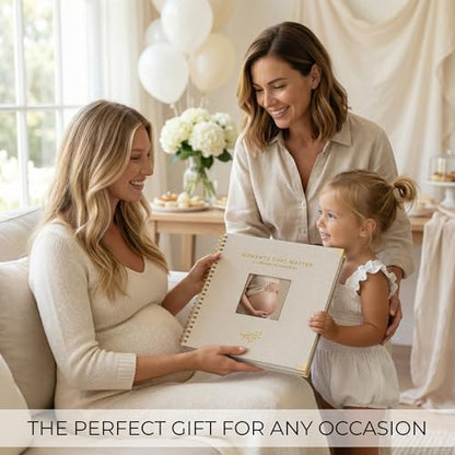 Beautiful Linen Scrapbook Photo Album 10"x10" - 40-Page Blank Guest Book | Perfect to Preserve Special Memories of Family, Weddings, Birthdays and Baby Showers - Timeless Keepsake for Every Home - color: Beige
