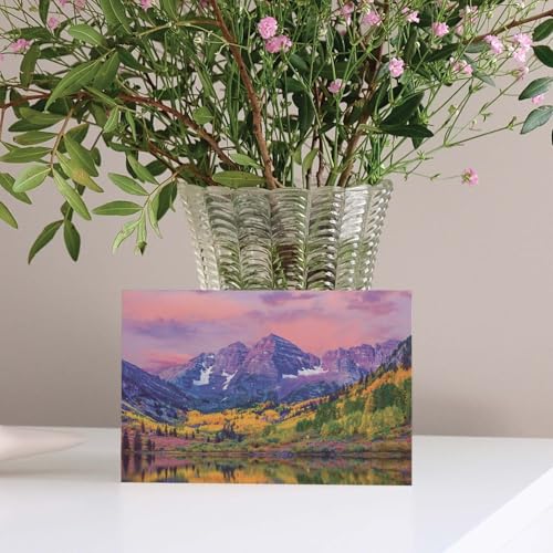 Canopy Street Breathtaking Landscape Note Card Pack / 36 Nature All Occasion Greeting Cards With White Envelopes Set / 6 Colorful Outdoor Scenery Designs / 3 1/2" x 4 7/8" All Occasion Sympathy Cards - color: Breathtaking Landscape