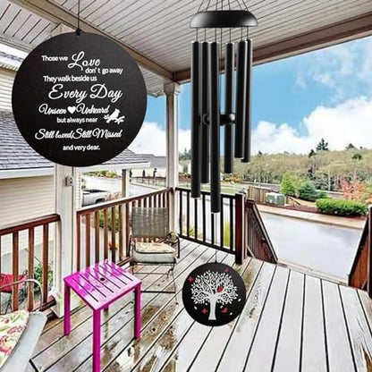 Memorial Wind Chimes for Loss of Loved One,Cardinal Wind Chimes | Sympathy Wind Chime for Loss of Loved One,Windchimes in Memory of Father Mother Bereavement Memorial Gifts for Remembrance