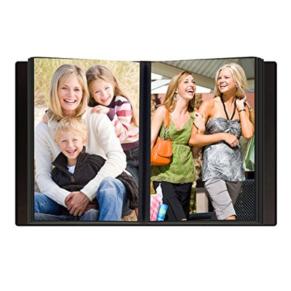 Pioneer Photo Albums KZ-46/R Mini Frame Cover Photo Album, Holds 24 Photos, Red, 4" x 6" - color: Red