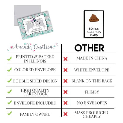 Funny Wedding Card for Newlyweds – Sealing the Deal Silly Seal Themed Greeting for Bride and Groom Wedding Day- Congratulations to the Happy Couple 4X6 inch Card with Silver Envelope Included - style: Seal