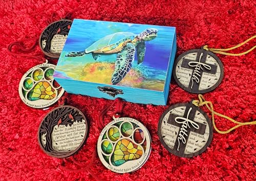 Tree of Life and Cardinal Memorial Gift Ornament for Hanging on The Christmas Tree or Car or Around House or Gifting, Remembrance Loss Sympathy Gift for Your Loved One (Tree of Life Memorial)