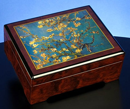 San Francisco Music Box Van Gogh Almond Blossom Musical Jewelry Box