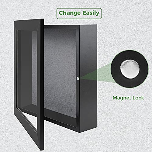 Frametory 11x11 Shadow Box Frame Display Case, 2-inch Depth (Black) - color: Black, size: 11x11(1 Set)