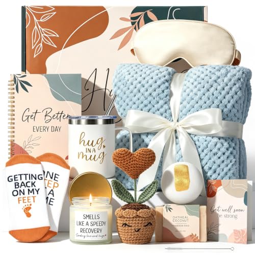 11PCS Self Care Gift Basket, Sympathy Care Package for Women - color: Mint Green