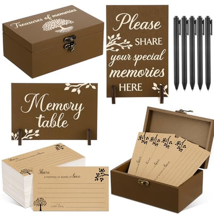 Gilprop 112 Pcs Share a Memory Cards for Celebration of Life, Tree - style: Tree