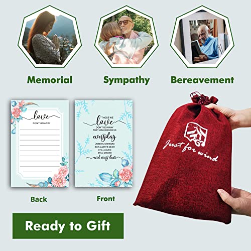 Sympathy Memorial Wind Chimes for Outside Loss of Loved One, Sympathy Gift Baskets Windchimes Outdoors in Memory of A Loved One, Grief Funeral Bereavement Memorial Gifts for Loss of Father Mother, 32" - size: 32 inch