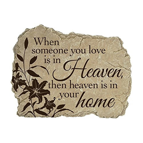 Carson Home Accents Garden Stone, Heaven Home, 10.5-Inch by 8-Inch