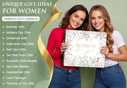 Self Care Get Well Soon Gift Baskets for Women Birthday Gifts Care Package - color: Ivory