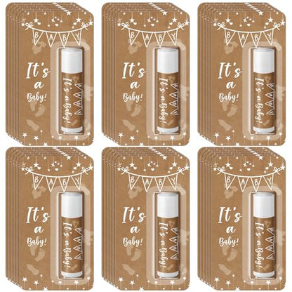 30 Pack It's a Baby Shower Games Prizes Party Gifts Bulk Lip Balms Favors for Winners Adults Guests Gender Reveal Party Favors Decorations Baby Shower Souvenirs Gift Bags Stuffers - style: It's A Baby