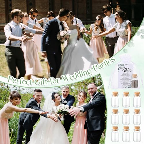 Jingmore 50 Sets Wedding Favors for Guests Let Love Grow Gift, Leaves - style: Leaves