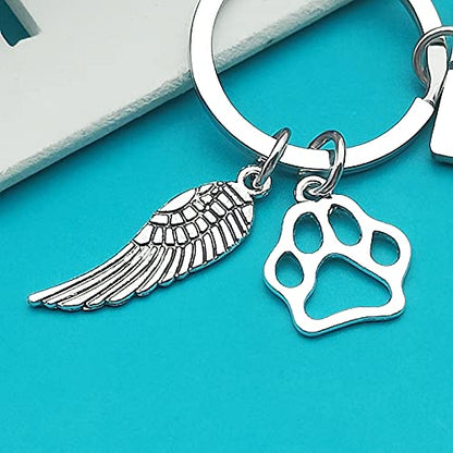Xiahuyu Pet Memorial Gifts Keychain Pet Loss Gifts Loss of Dog or Cat Memorial Gift Remembrance Gift In Memory of Dog Cat Sympathy Keychain for Loss of Pet