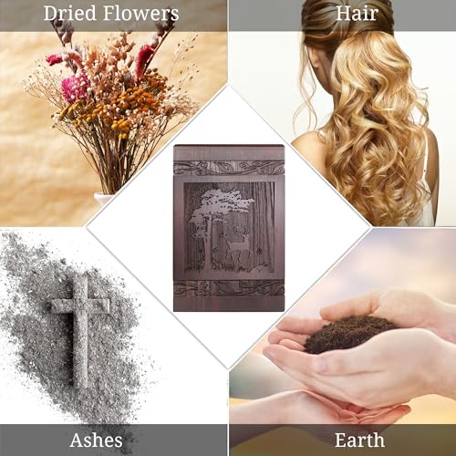 DGDCDV Cremation Small Keepsake Urn for Ashes Set of 3 Mini Urn 20 Cu in - size: Small Set 3