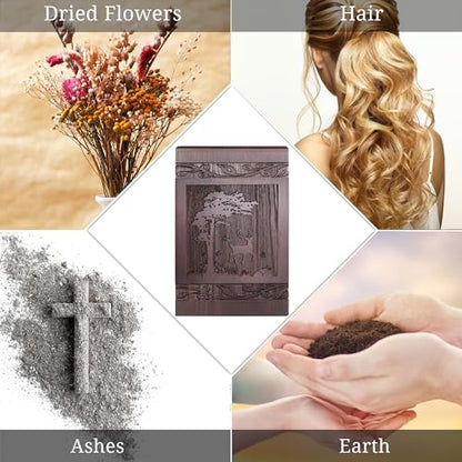 DGDCDV Cremation Small Keepsake Urn for Ashes Set of 3 Mini Urn 20 Cu in - size: Small Set 3
