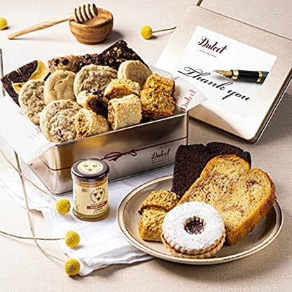 Thank You Gift Baskets For Women Food Gift Baskets, Thank You Gift Baskets For Women, Men, Mom, Dad, Friend, Co-worker and Office Gifting Gourmet Food Gifts By Dulcet Gift Baskets - style: Thank You