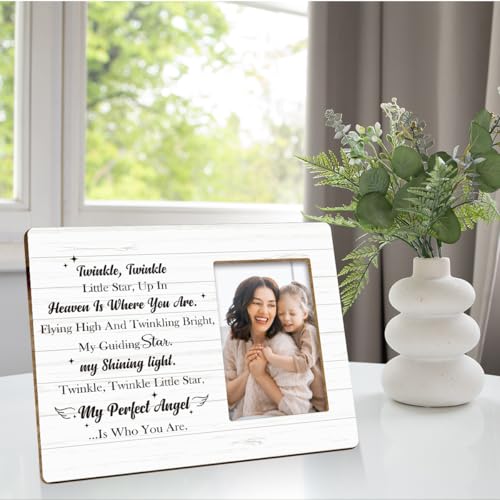 JANLAN Memorial Picture Frame for Loss of Baby,Miscarriage Gifts for Mothers,Angel Baby Memorial Sympathy Gift - style: Loss of Baby