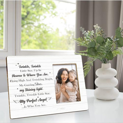 JANLAN Memorial Picture Frame for Loss of Baby,Miscarriage Gifts for Mothers,Angel Baby Memorial Sympathy Gift - style: Loss of Baby