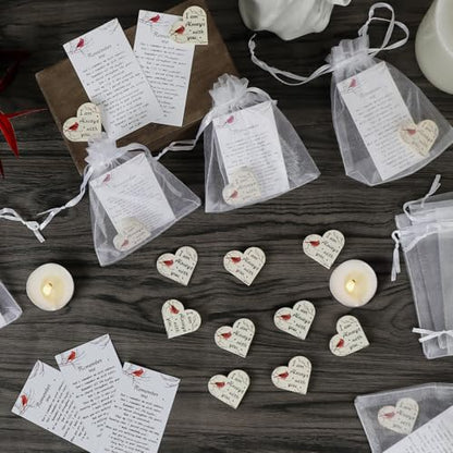 GUDELAK 50 Sets Funeral Favors for Guests, Cardinal Memorial Gifts - size: 50PCS