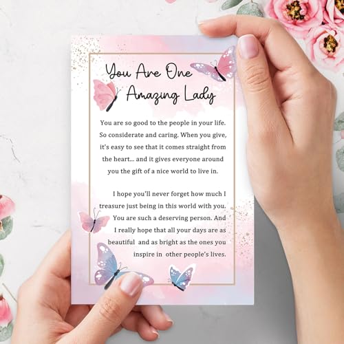 Heartfelt Appreciation Card for Women, Sentimental Birthday Gift for Wife Girlfriend, Friendship Card for Bestie Sister, You Are a Amazing Lady - color: You Are a Amazing Lady