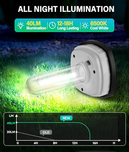 COXSENI Solar Pathway Lights Outdoor Waterproof Cool White, 6 Pack - color: Cool White, size: 6Pack