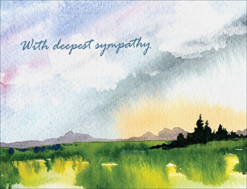 Sympathy Cards - With Deepest Sympathy - Boxed Set of Bulk Assorted Blank Condolence Cards and Envelopes