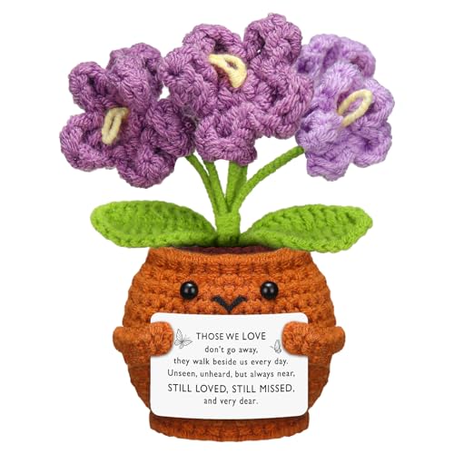 Sympathy Gift Loss of Loved One,Purple Forget Me Not Flower,Those We Love - color: Purple Forget Me Not Flower, style: Those We Love