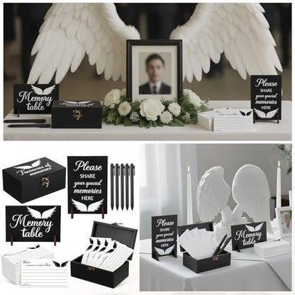 Gilprop 112 Pcs Share a Memory Cards for Celebration of Life, Angel - style: Angel