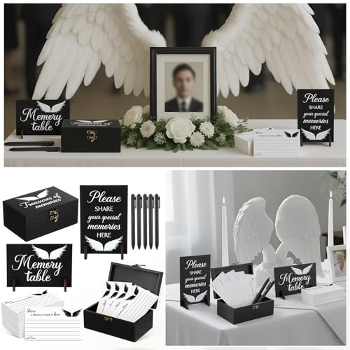 Gilprop 112 Pcs Share a Memory Cards for Celebration of Life, Angel - style: Angel