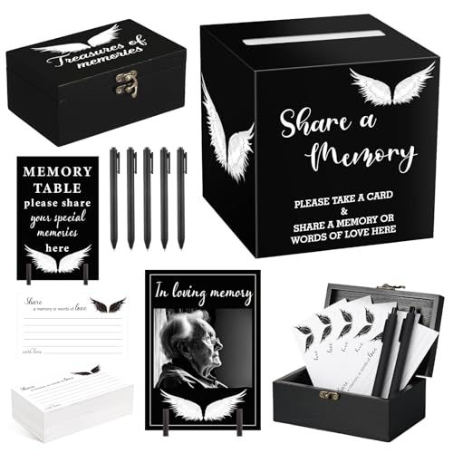 Gilprop 113 Pcs Celebration of Life Share a Memory Cards Set, Angel - style: Angel