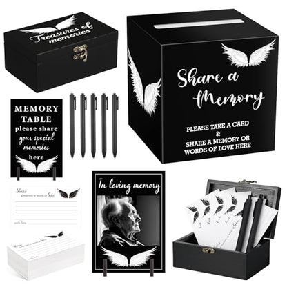 Gilprop 113 Pcs Celebration of Life Share a Memory Cards Set, Angel - style: Angel